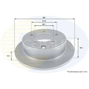 Comline Front & Rear Brake Discs & Pads fits Dodge Caliber 2006-2011