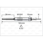 Valeo Diesel Engine Glow Plug 345235