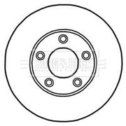 Borg & Beck Front & Rear Brake Discs & Pads fits Mazda 5 2014 on 2.0