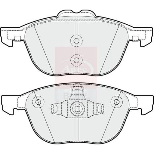 Apec Front & Rear Brake Discs & Pads fits Ford C-Max II 2010-2019 1.5 1.6