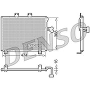 Denso Air Conditioning Condenser DCN06013