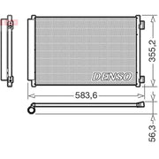 Denso Air Conditioning Condenser DCN09146