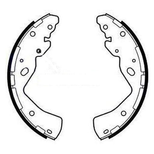 Mintex Brake Shoe Set Axle Kit fits Ford Ranger 2011 on 2.2 2.5 3.2