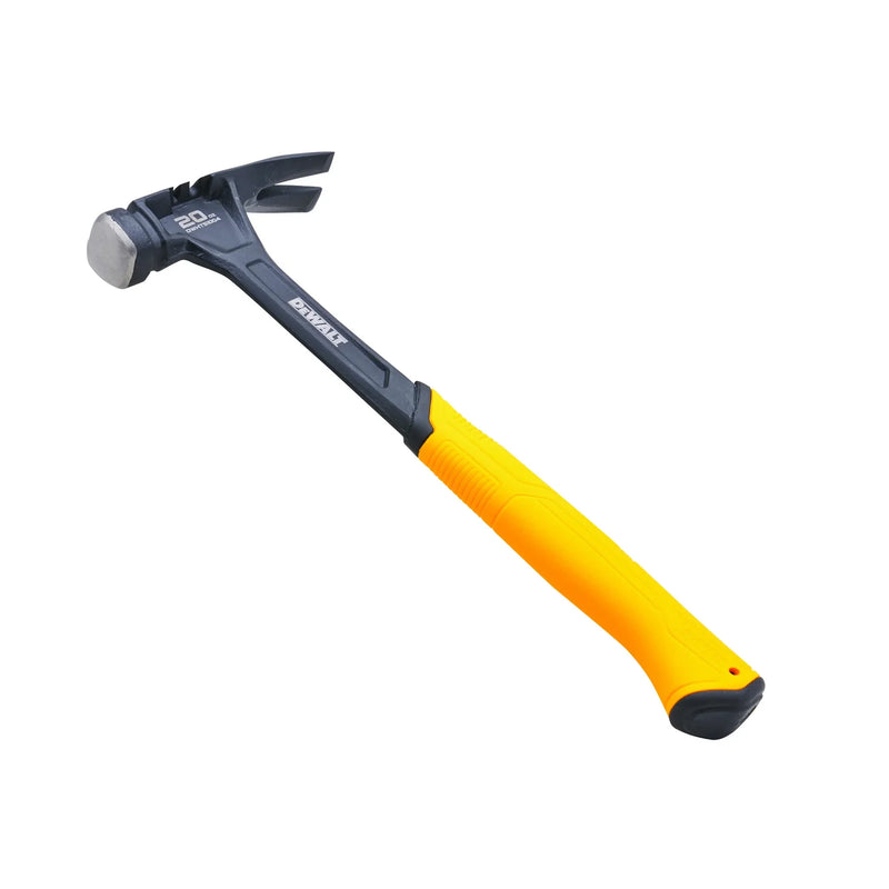 XMS DEWALT 567G (20oz) Claw Hammer With Free 3 Piece Nail Set - DWHT51009-0