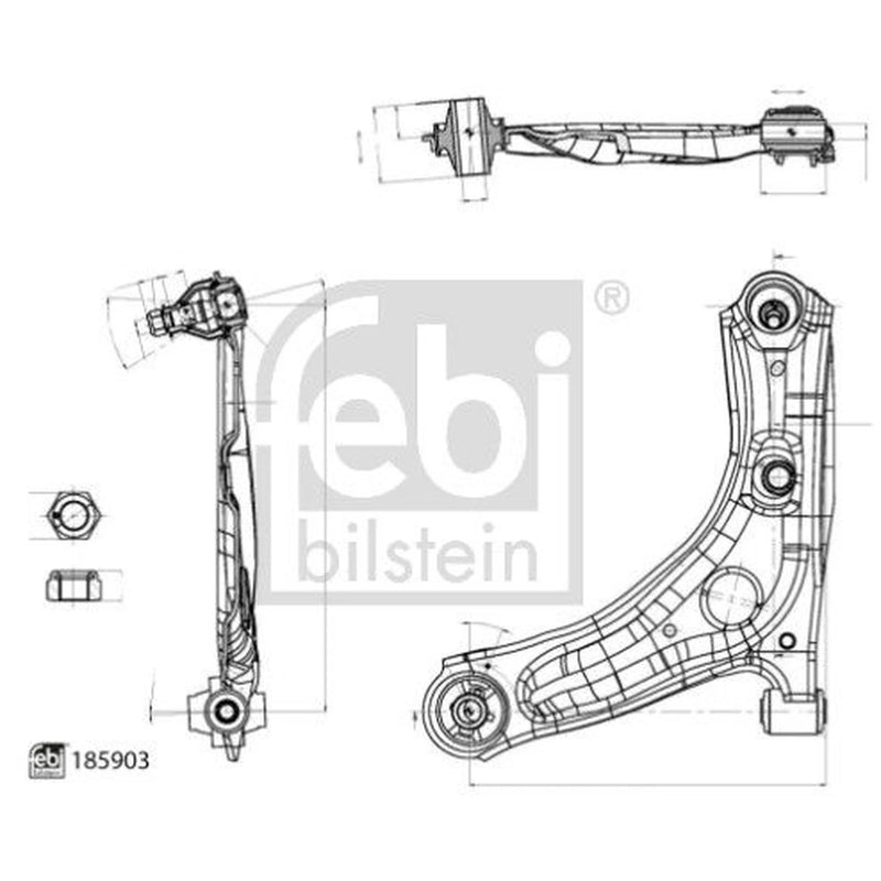 Febi Control/Trailing Arm outer 185903