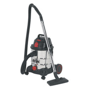 Sealey Vacuum Cleaner Industrial 20L 1400W/230V Stainless Drum Auto Start Sealey - Dynamic Drive