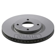 Juratek Front Brake Vented Discs & Pads fits Ford Ecosport 2012-2022 1.0 1.5 1.6