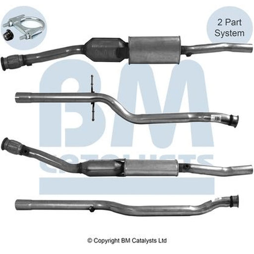 BM Catalysts Homologated Petrol Cat fits Citroën C5 I 2001-2004 1.8 2.0