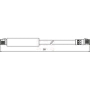 Apec Brake Hydraulic Hose Line Rear fits Citroën Dispatch I 1995-2006 1.9 2.0