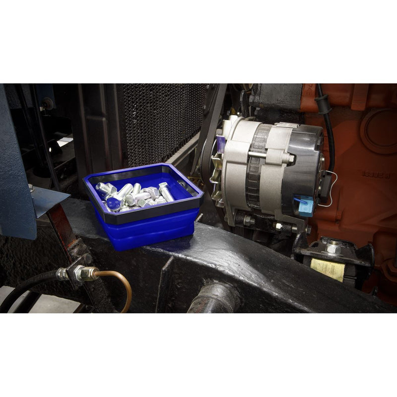 Sealey Parts Tray Collapsible Magnetic Set APCSTS Sealey - Dynamic Drive