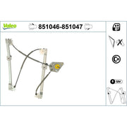 Valeo Electric Window Regulator Lifter Right Front 851047