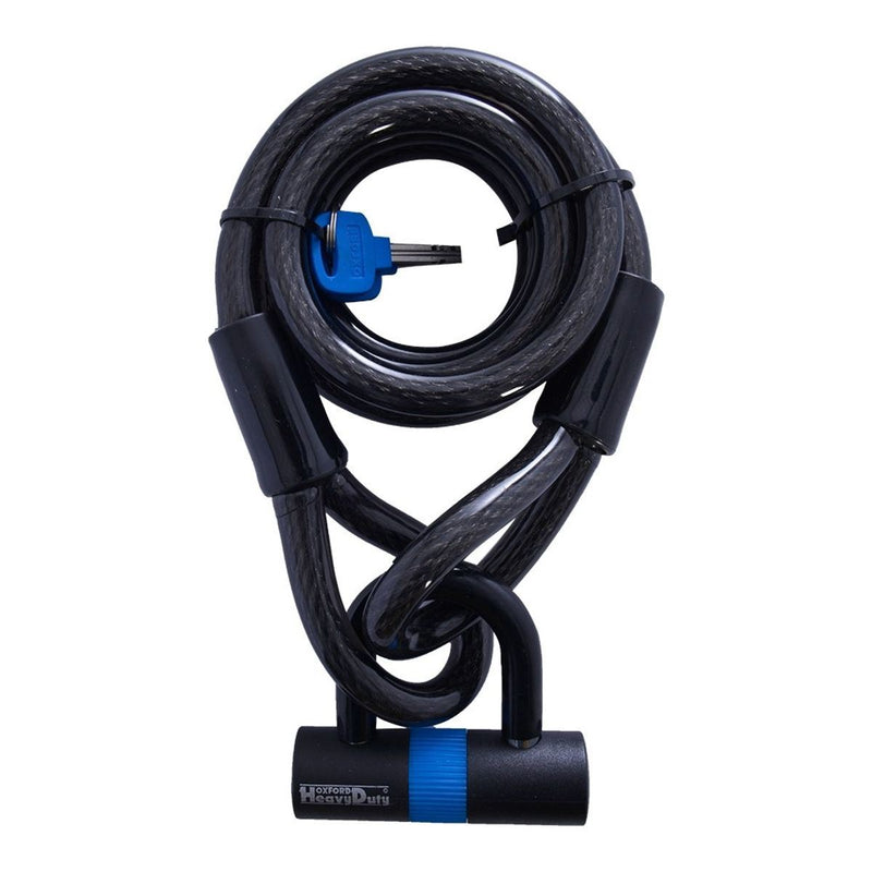 Loop Lock 15 Cable Lock + Mini Shackle 15mm x 2 Metres Nova - Dynamic Drive