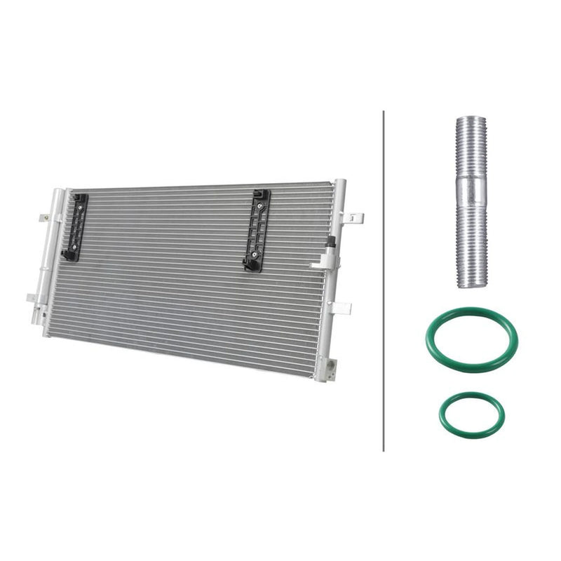 Hella Air Conditioning Condenser fits Audi A4 Allroad B8 2009-2016 2.0 3.0