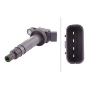 Hella Ignition Service Kit (1 Spark Plugs + Ignition Coil) fits Toyota Camry