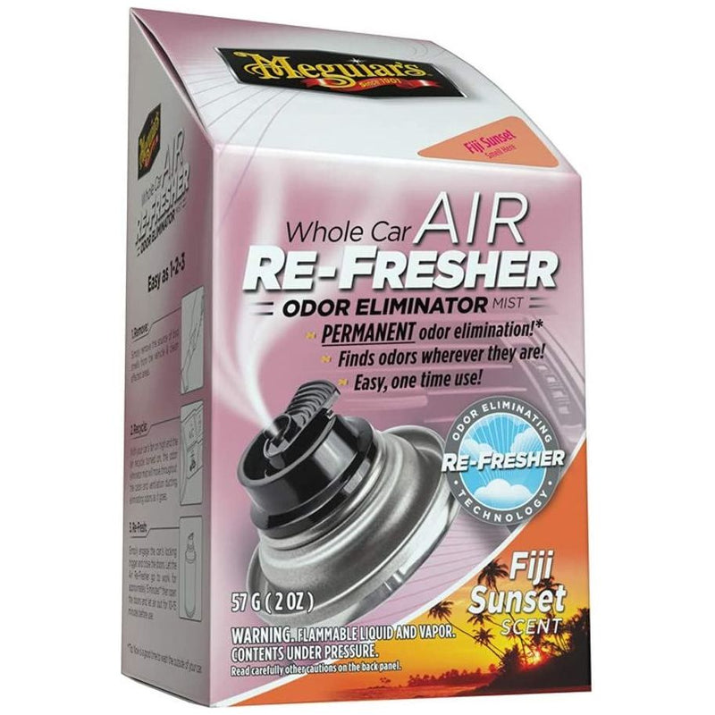 Meguiar's Whole Car Air Freshener Odor Eliminator Fiji Sunset 59ml G201502EU Meguiar's - Bars 4 Cars