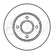 Key Parts 2 x Vented Front Brake Discs KBD4120-x2
