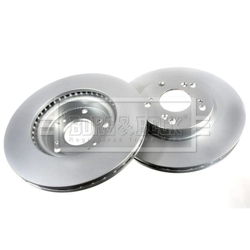 Borg & Beck Front & Rear Brake Discs & Pads fits Honda Fr-V 2004-2009