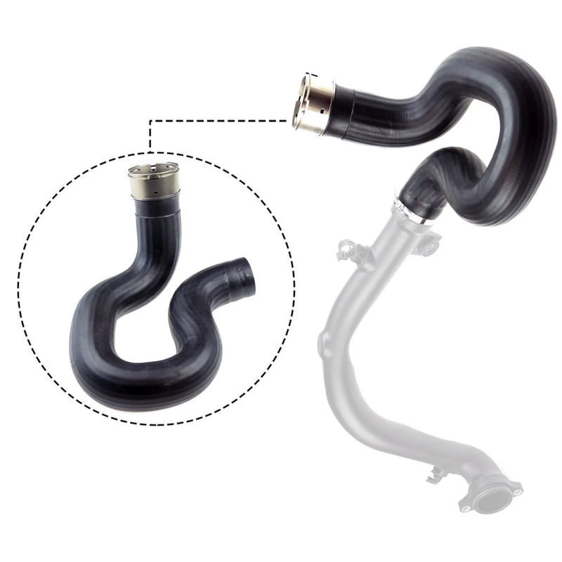 Gates Intercooler Turbo Charge Air Hose 742mm fits Fiat 500L 2012-2018 1.6