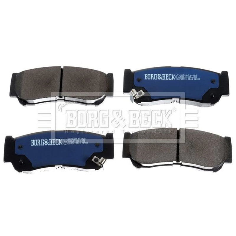 Borg & Beck Front & Rear Brake Discs & Pads fits Hyundai Santa Fé II 2006-2012