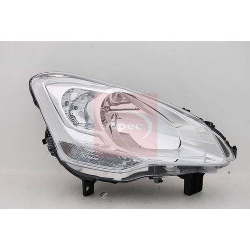 Apec Headlight Headlamp H4 Right fits Citroën Berlingo Box Body 2008-2021 1.6