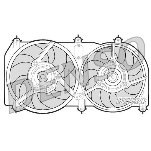 Denso Engine Cooling Fan fits Fiat Punto 1994-2000 1.7