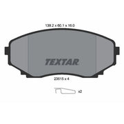 Textar Front Brake Pad Set 2351501