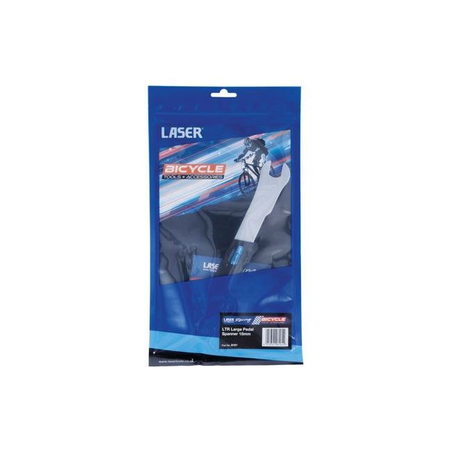 Laser LTR Large Pedal Spanner 15mm 8161 Laser - Dynamic Drive
