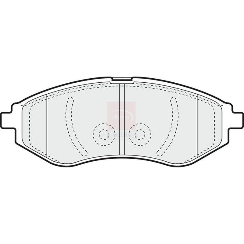 Apec Front Brake Pad Set fits Chevrolet Aveo / Kalos 2003-2013 1.2 1.4