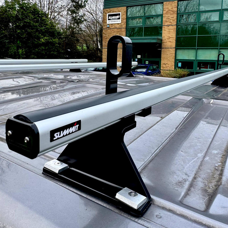 Summit Commercial 3 x Aluminium Fixed Point Roof Bars Rack 1.3m SULC-003 Summit - Bars 4 Cars