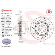 Brembo Front Brake Aluminium Brake Disc Hub Discs & Pads fits Ford GT 2003-2006