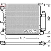 Denso Air Conditioning Condenser DCN46019