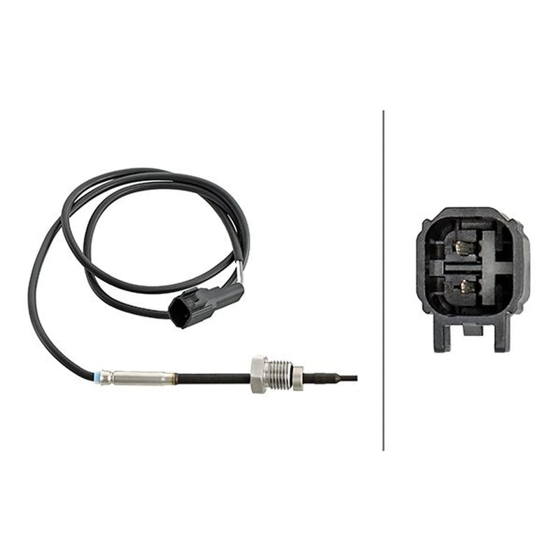 Hella Exhaust Gas Temperature Sensor after soot particulate fil fits Ford Ranger