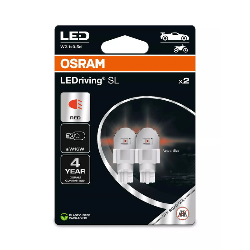 921DRP-2BL 1.4W 12V W2.1X9.5D OSRAM - 921DRP-2BL