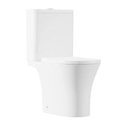 Baridi Close Coupled Toilet DH332 Rimless Flush White