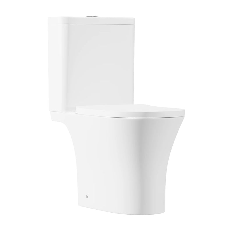 Baridi Close Coupled Toilet DH332 Rimless Flush White