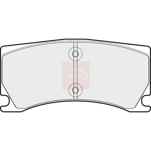Apec Rear Brake Pad Set fits DS DS 7 2022 on