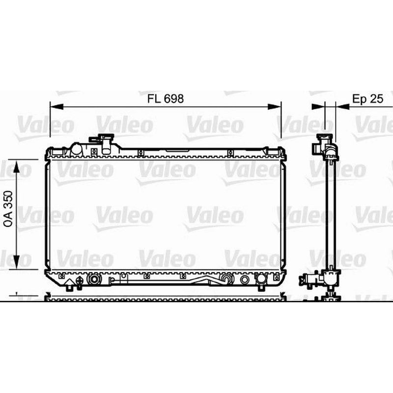 Valeo Engine Radiator 734172