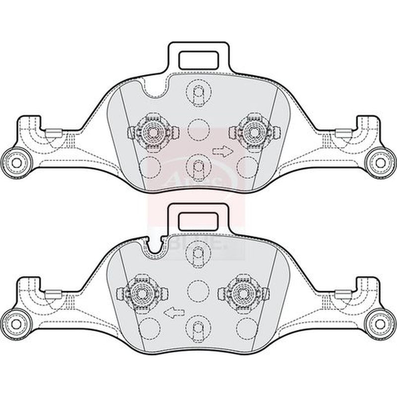 Apec Front Brake Pad Set fits BMW 2 2022 on