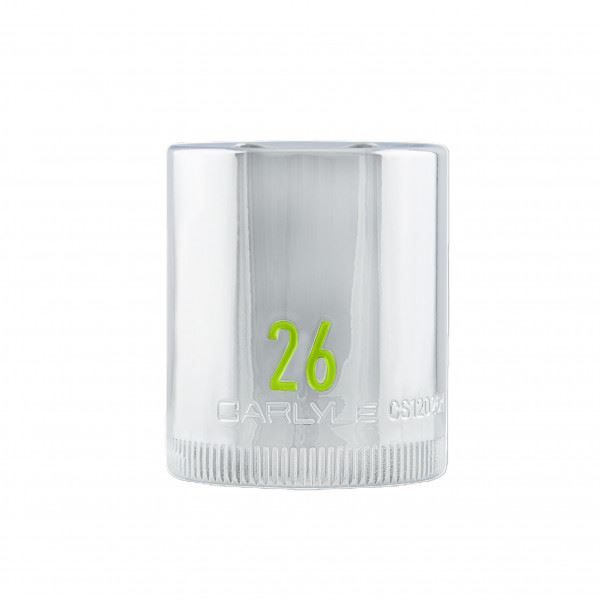 Carlyle Tools 1/2 Drive 26mm 6 Point Chrome Socket - image 1