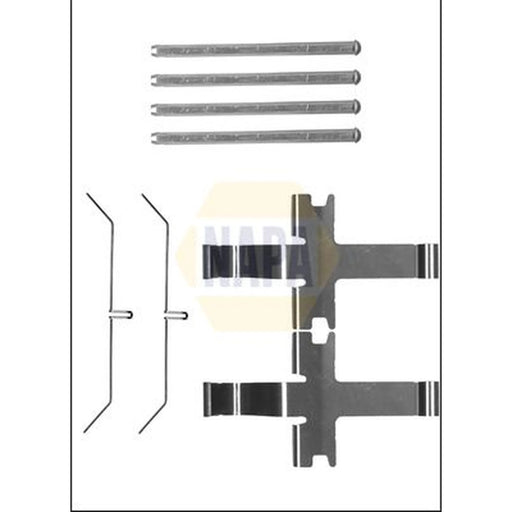 NAPA Brake Pad Accessory Fitting Kit Front fits Toyota 4 Runner III 1995-2002