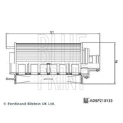 Blue Print Engine Oil Filter ADBP210133