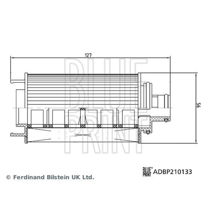 Blue Print Engine Oil Filter ADBP210133