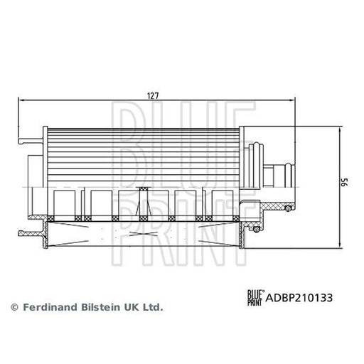 Blue Print Engine Oil Filter ADBP210133