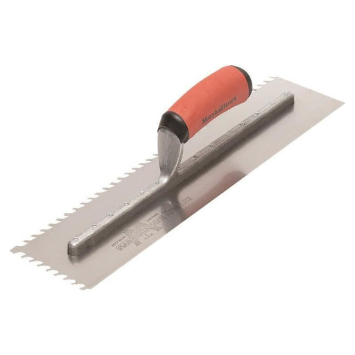 Marshalltown LayFlat 13mm Notch Trowel 16 x 4in Marshalltown - Dynamic Drive