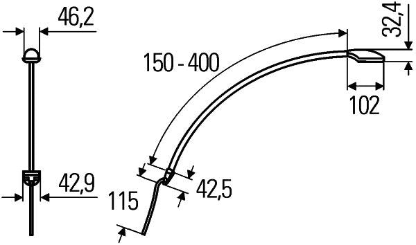 Hella 2JA 346 720-017 Reading Light