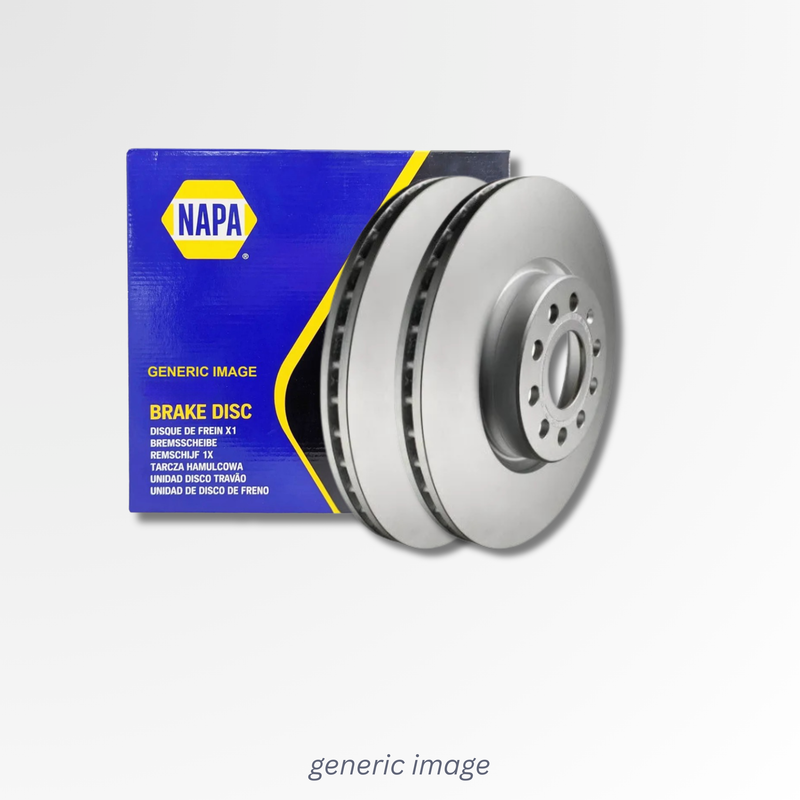 NAPA 2 x Vented Front Brake Discs NBD6002-x2