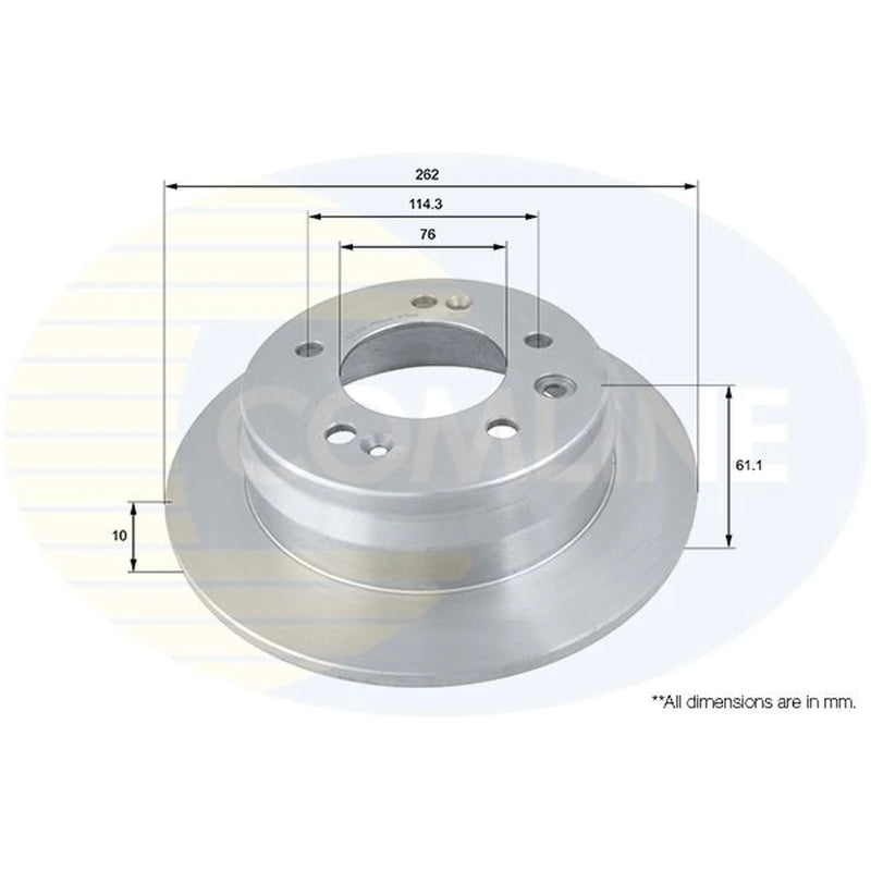 Comline Front & Rear Brake Discs & Pads fits Kia Sportage IV 2016-2022 1.7