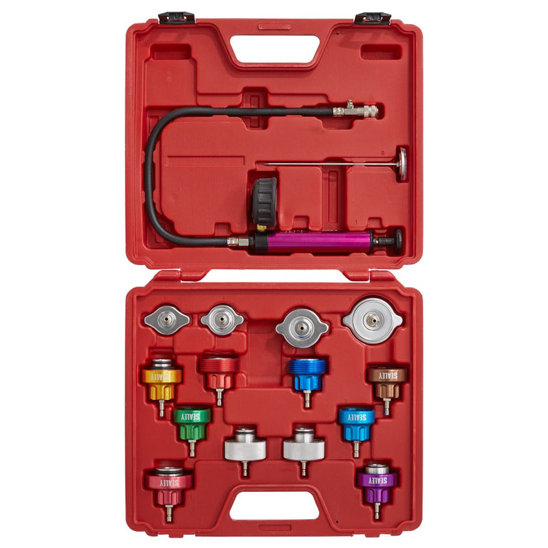 Sealey Cooling System Pressure Test Kit 16pc VS006 Sealey - Dynamic Drive