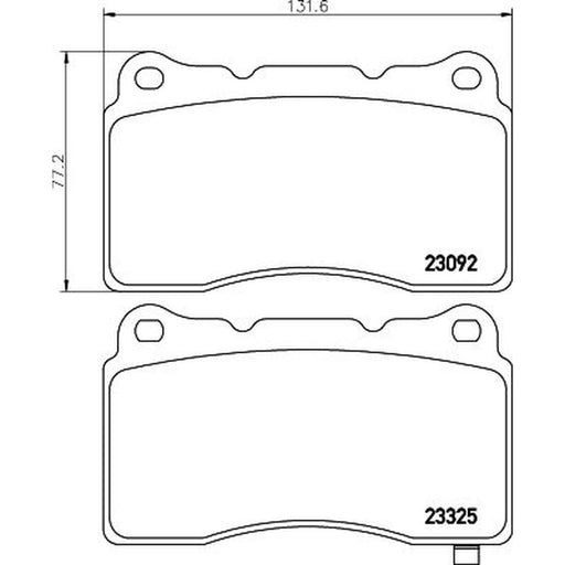 Mintex Front Brake Discs & Pads fits Subaru Impreza 2008-2013 2.5