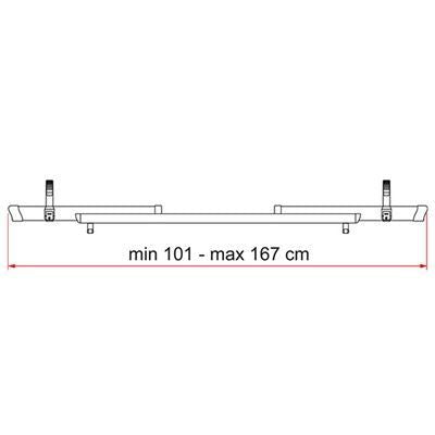98656-369 RAIL QUICK C BLACK Fiamma  - Dynamic Drive